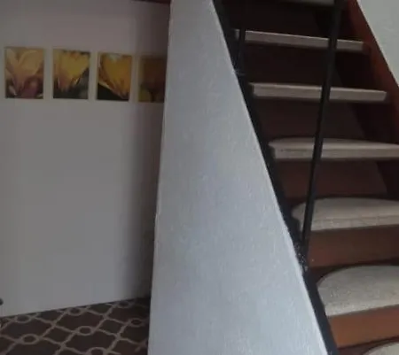 Vieja Casita De Huespedes Con Escaleras *